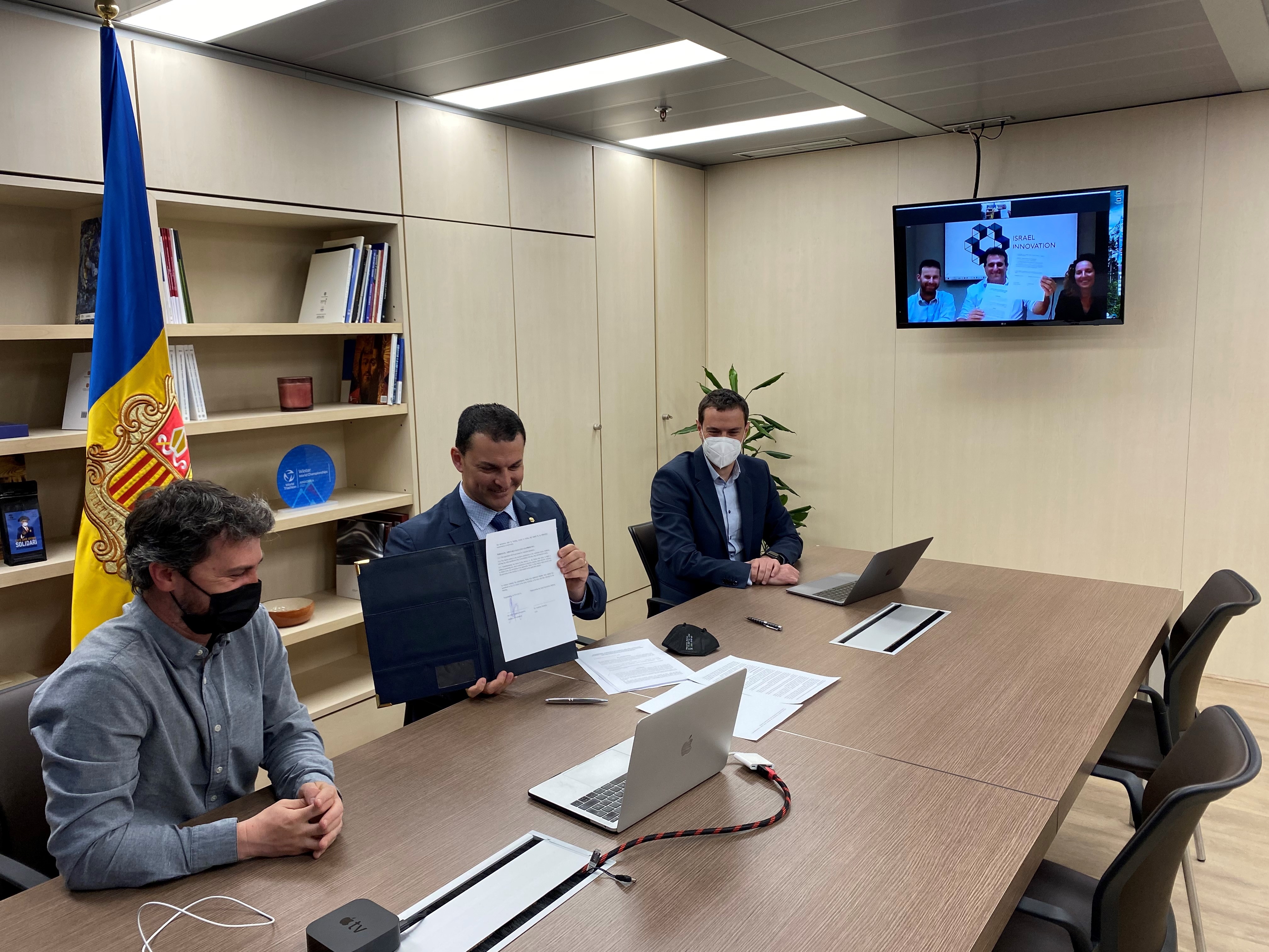 Andorra i Israel treballaran conjuntament el desenvolupament de l’ecosistema d’innovació i startups del Principat