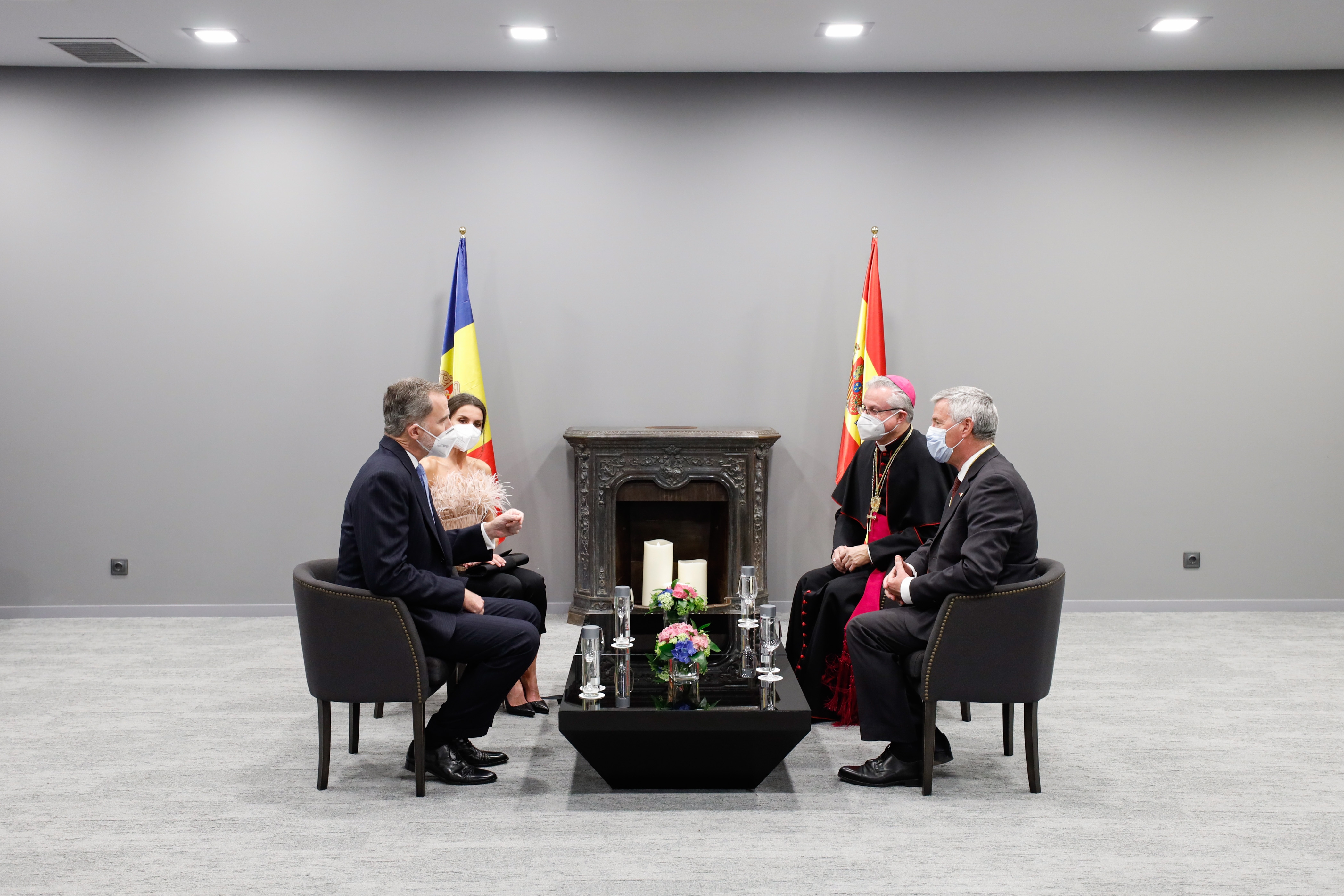 Joan-Enric Vives i Felip VI celebren les bones relacions entre Andorra i Espanya
