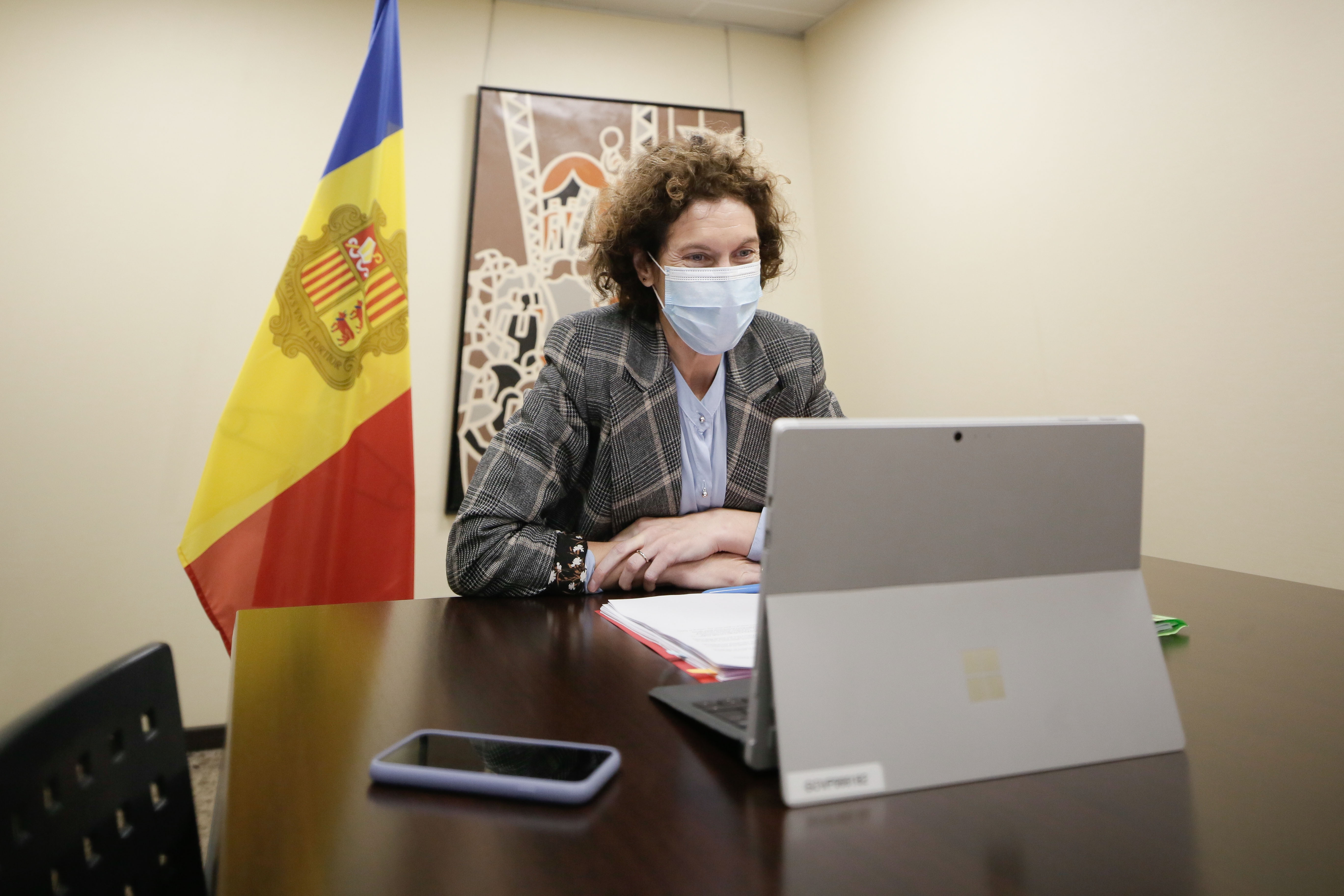 La ministra d’Afers Exteriors, Maria Ubach, es reuneix amb el subsecretari d'Estat per a Europa i Euràsia dels Estats Units, l’ambaixador Philip Reeker
