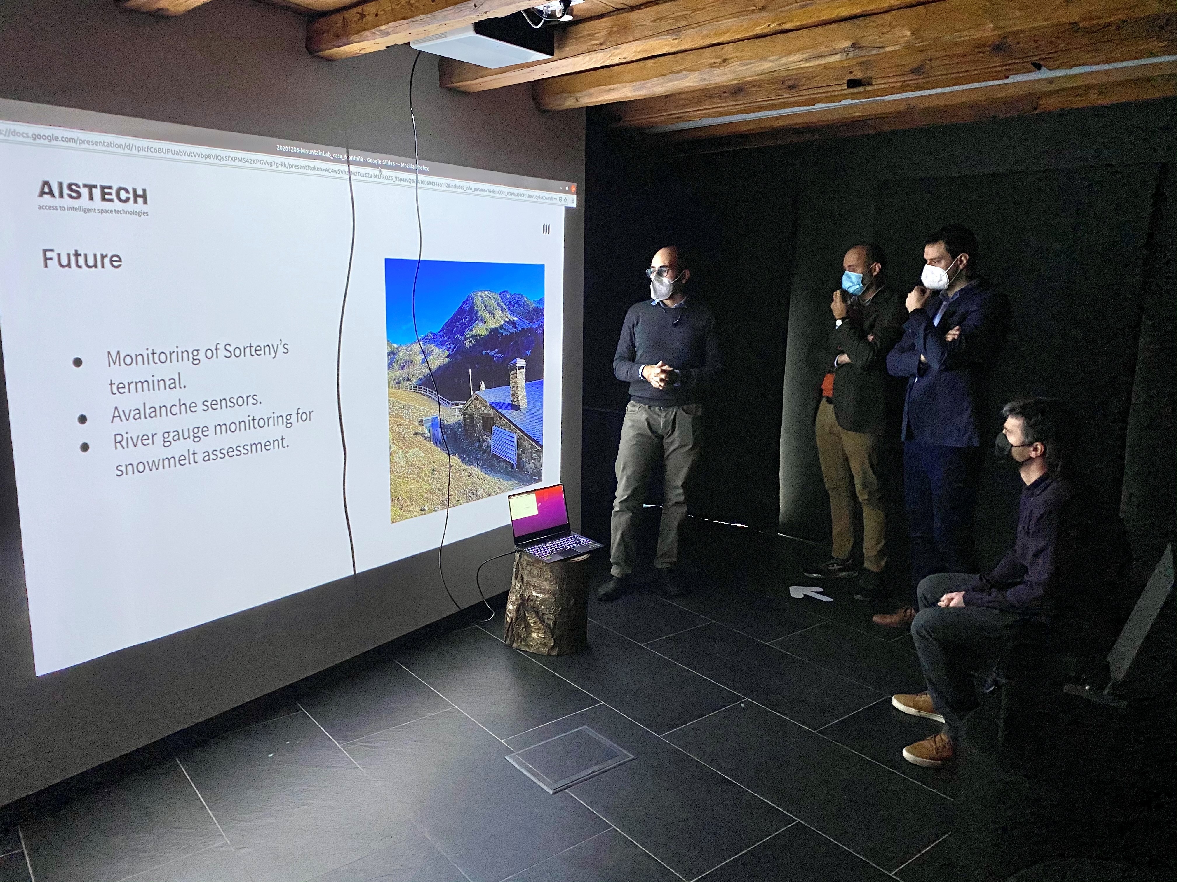 Aistech Space, Actua Innovació i el CENMA treballaran conjuntament nous sistemes satèl·lit i geoespacials aplicats als riscos naturals a Andorra