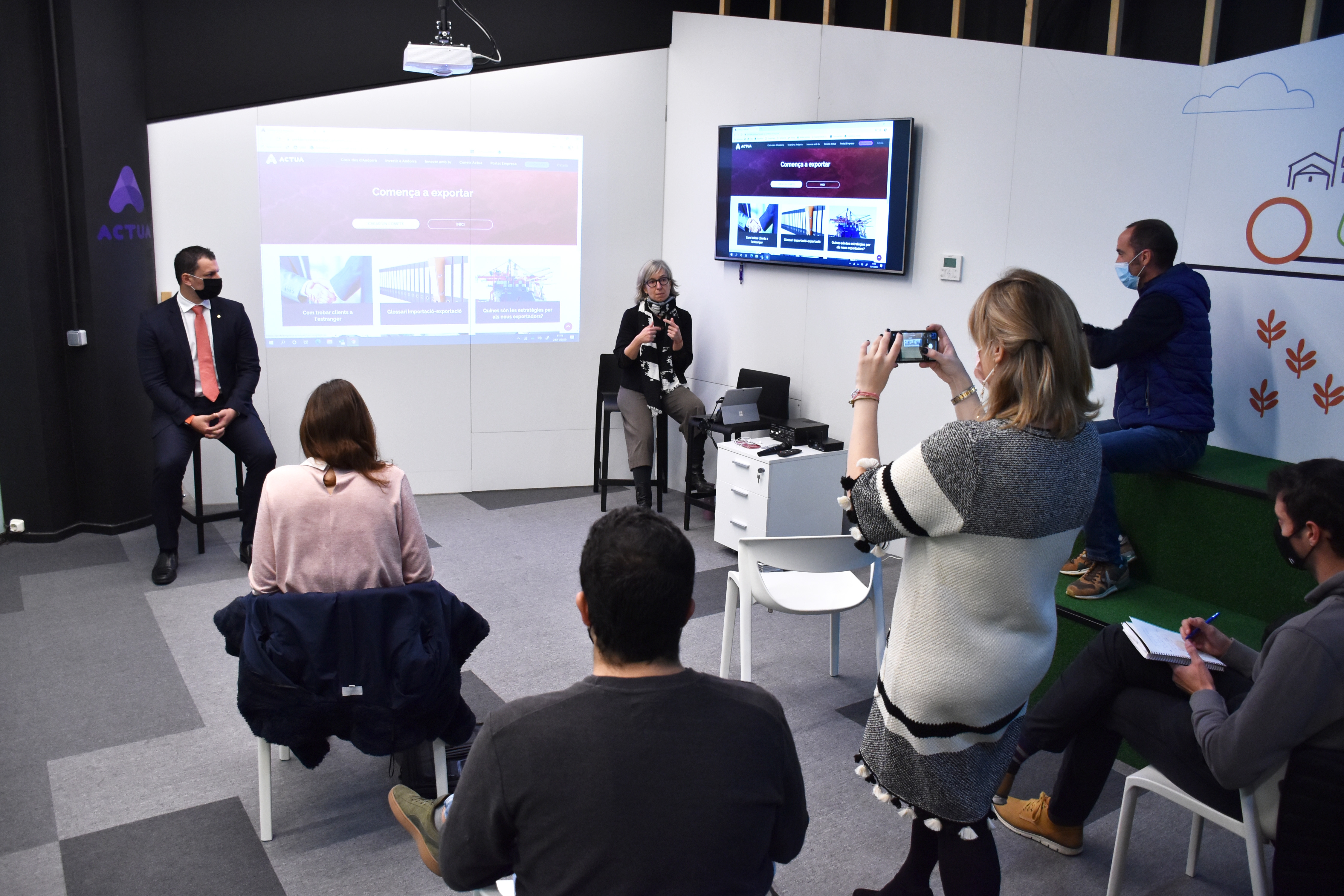 Actua posa en marxa un portal informatiu gratuït amb milers de dades de mercats per potenciar la internacionalització de les empreses andorranes