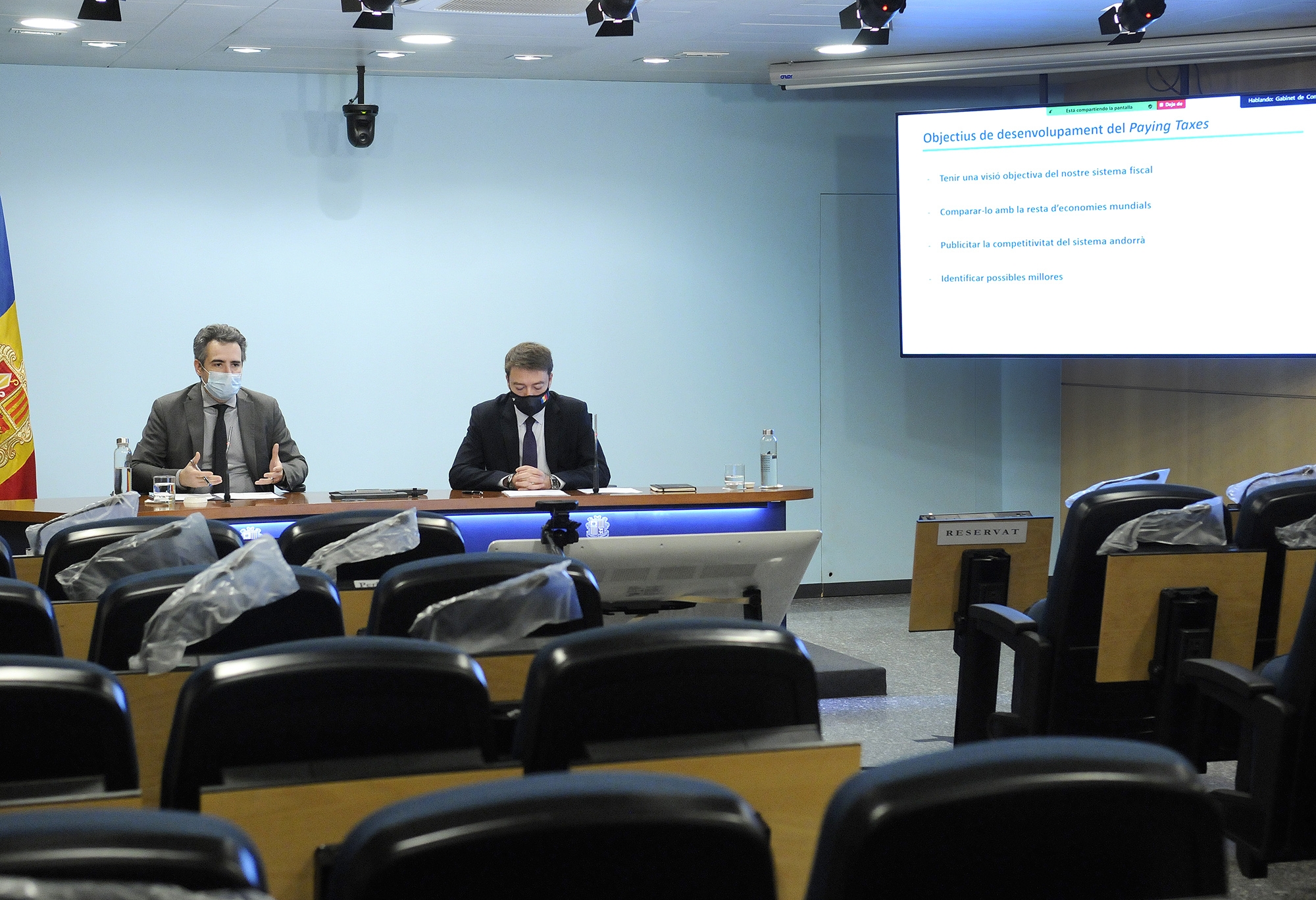 L’anàlisi Paying Taxes destaca la competitivitat del sistema fiscal andorrà i el situa en 20a posició mundial