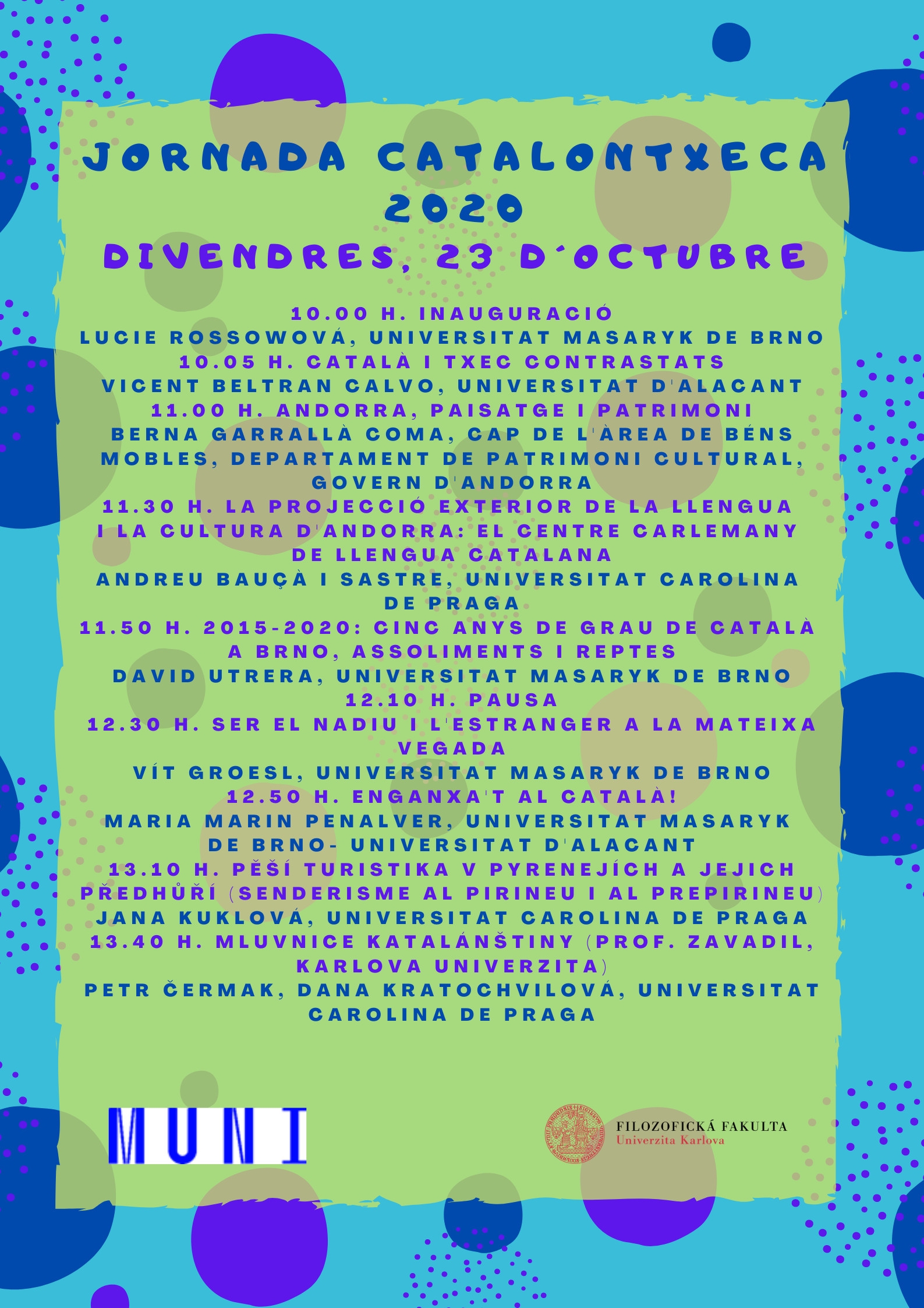 Jornada de Catalanística a la República Txeca coorganitzada pel Centre Carlemany de Llengua Catalana