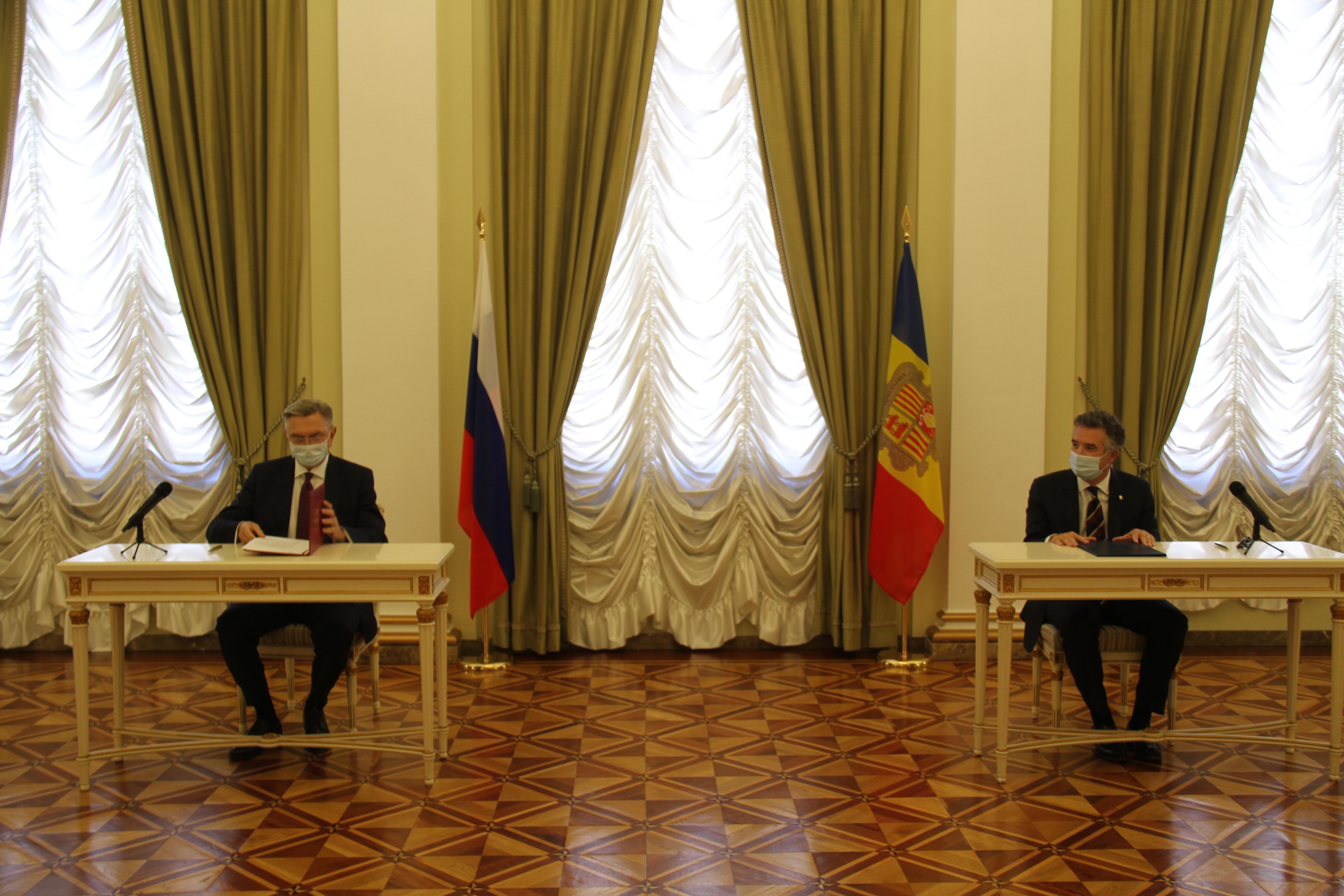 El Conveni entre Andorra i Rússia en matèria de supressió de visat entrarà en vigor el 25 de novembre de 2020
