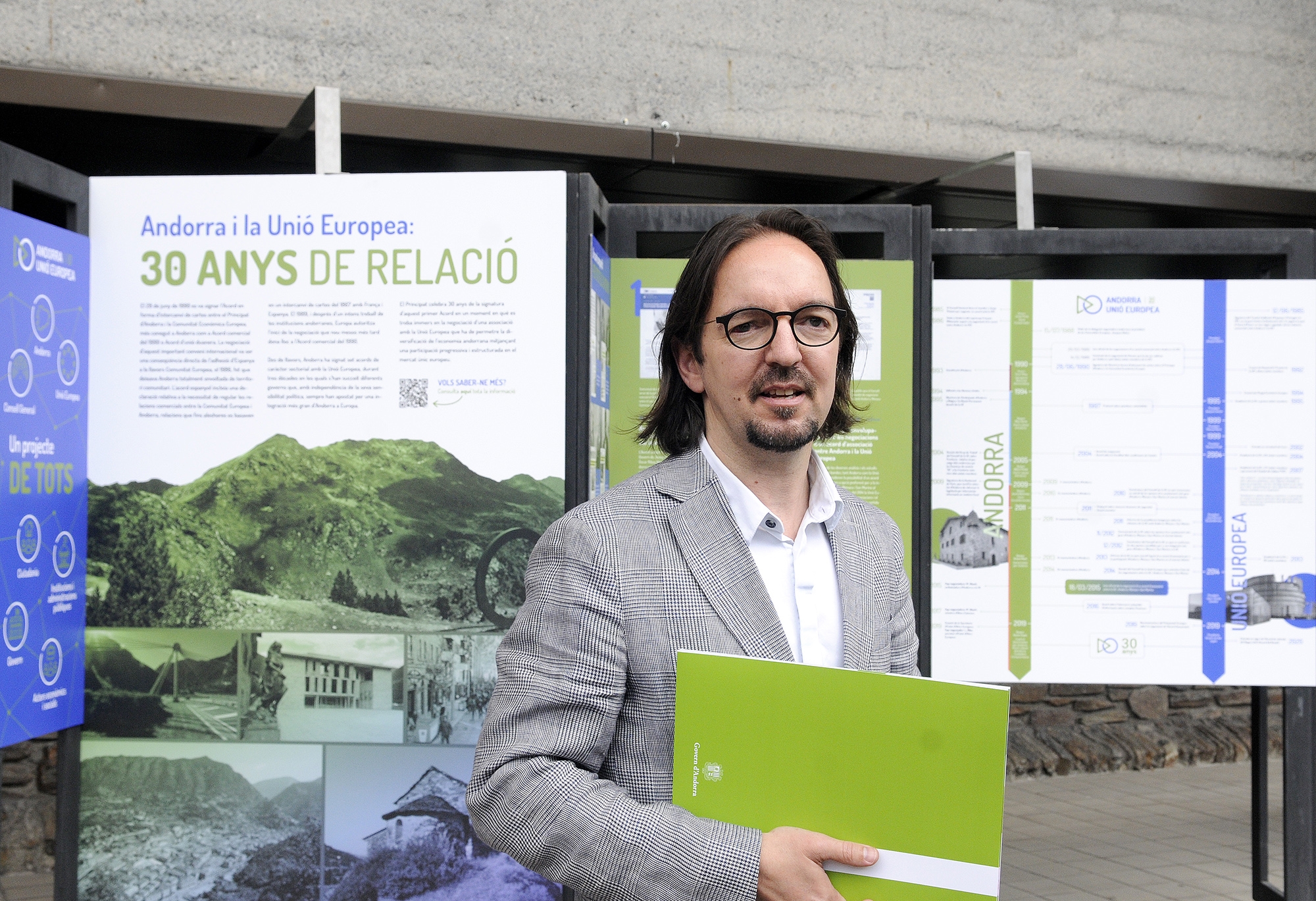 Landry Riba dona inici a les activitats de celebració del 30è aniversari de les relacions d’Andorra amb la Unió Europea
