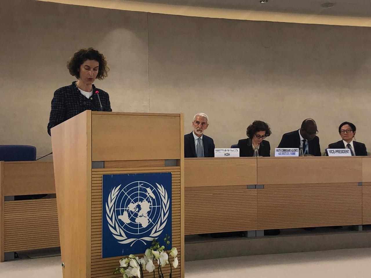 Ubach participa en el Consell de Drets Humans de les Nacions Unides a Ginebra