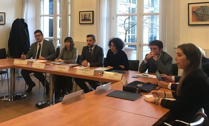 Reunió del secretari d’Estat d’Afers Financers Internacionals a París en el marc de les negociacions de l’Acord d’Associació amb la Unió Europea