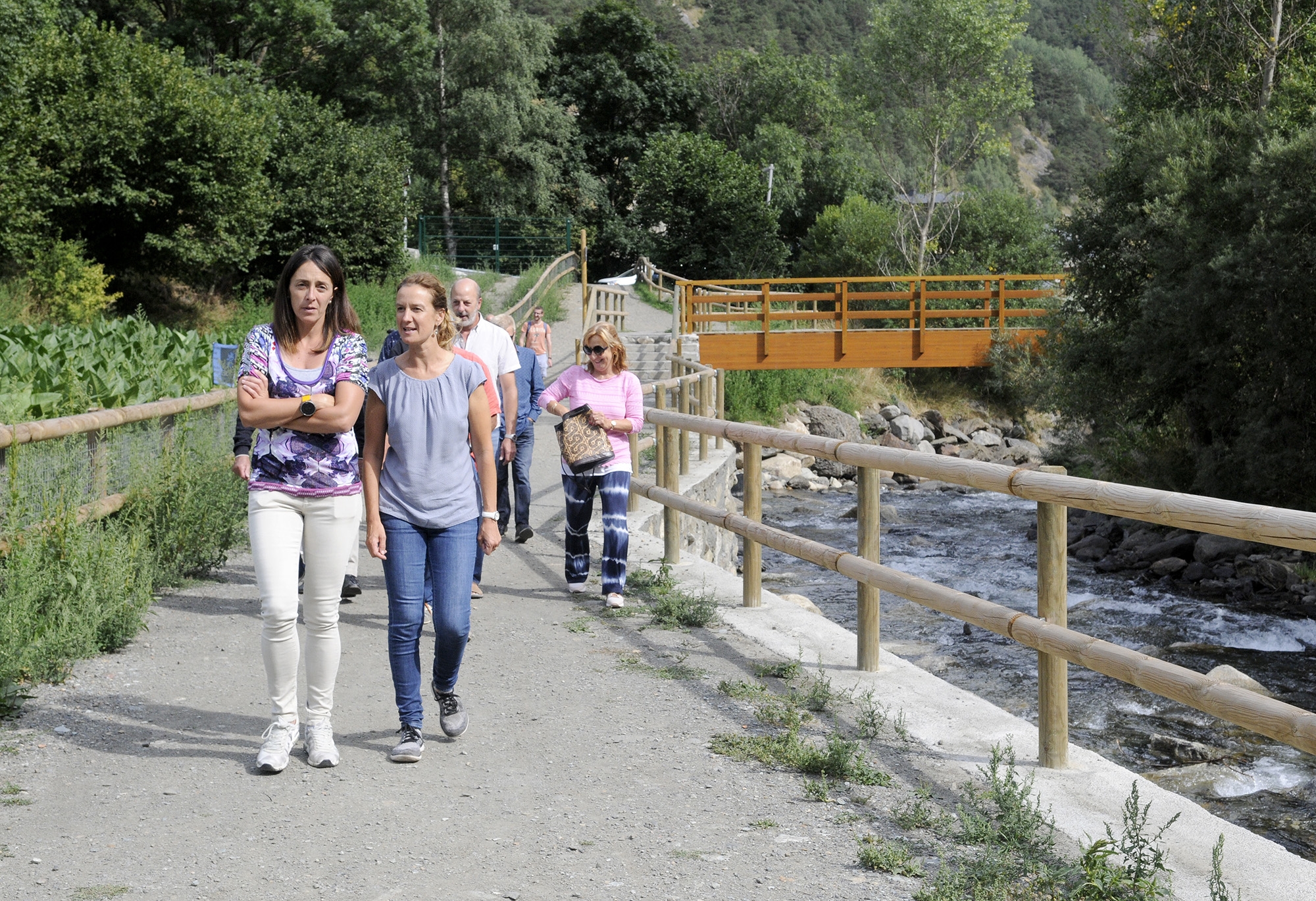Inaugurat el tercer tram del camí que permet unir el poble d’Ordino amb el parc de Sorteny per senders naturals