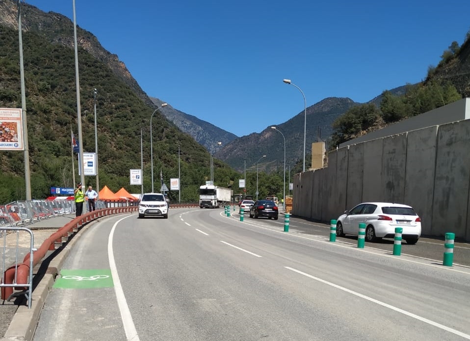 Restablerta la circulació pels carrils habituals a la zona afectada de la CG1