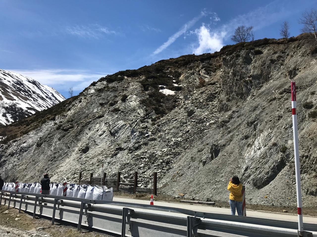 Tècnics de Protecció Civil, Ordenament Territorial i del Comú d'Encamp es reuneixen amb la DIRSO per avaluar les intervencions a la carretera RN22