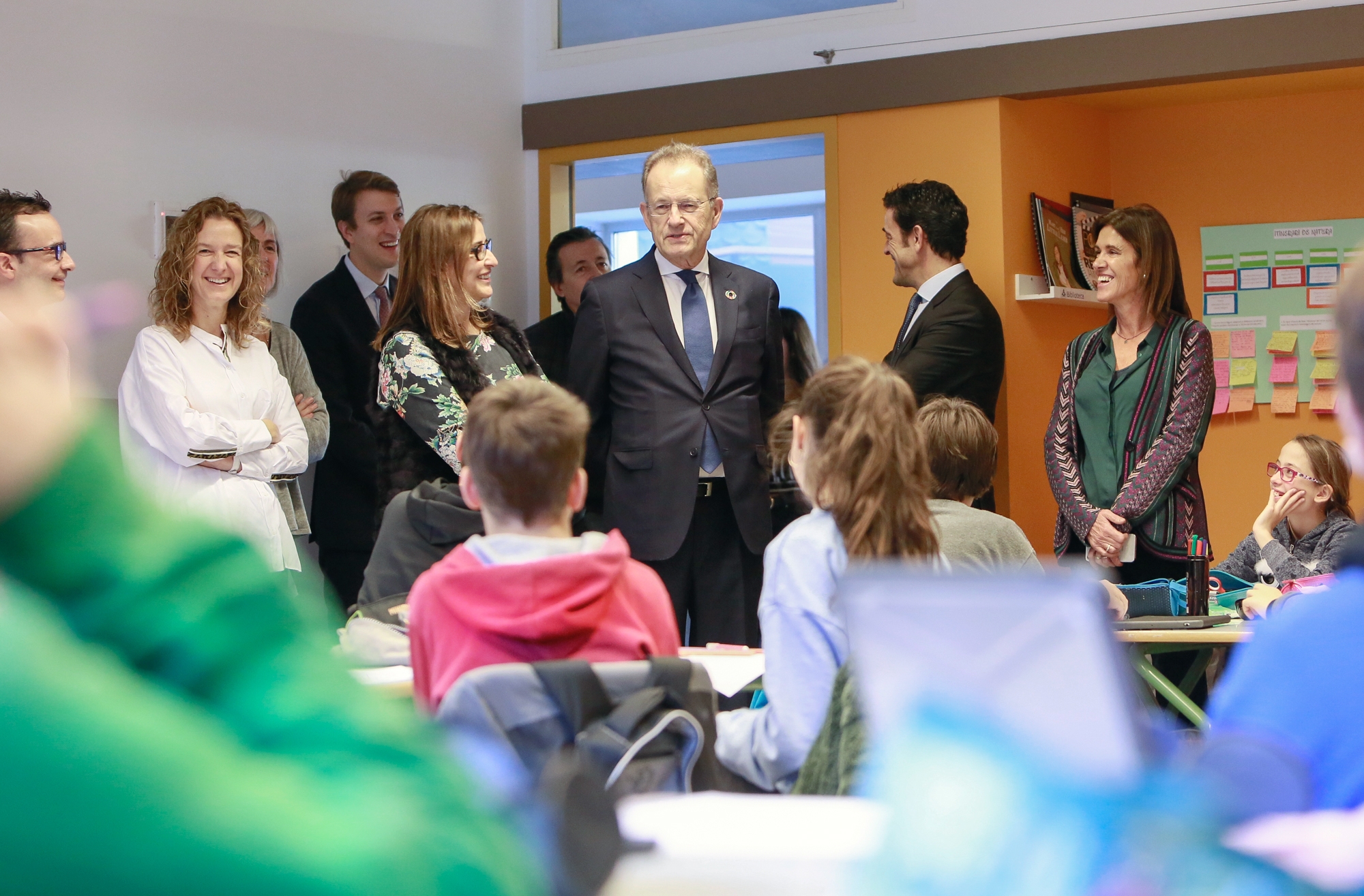 Michael Møller lloa el projecte Escola Verda d'Andorra i suggereix compartir-lo a l'estranger