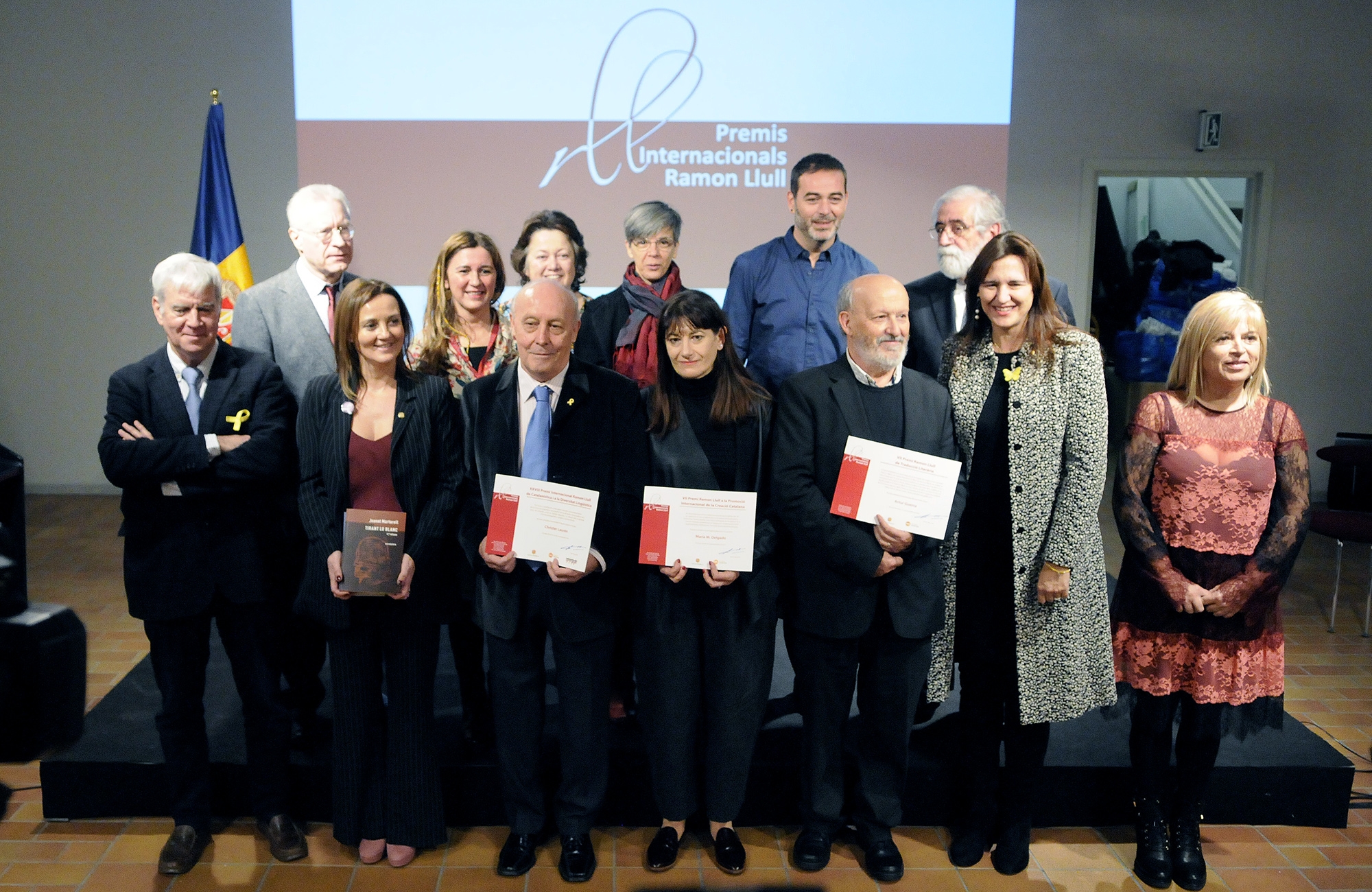 La Fundació Ramon Llull premia l'acadèmica Maria Delgado, el traductor Artur Guerra i el lingüista Christer Laurén