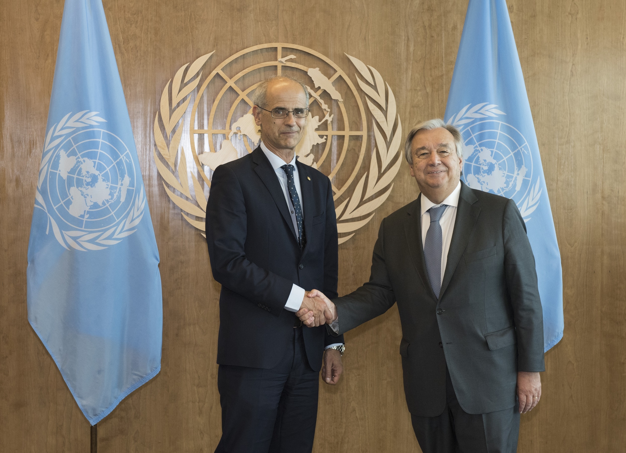 Martí reafirma a Guterres el compromís d’Andorra amb els valors que promouen les Nacions Unides