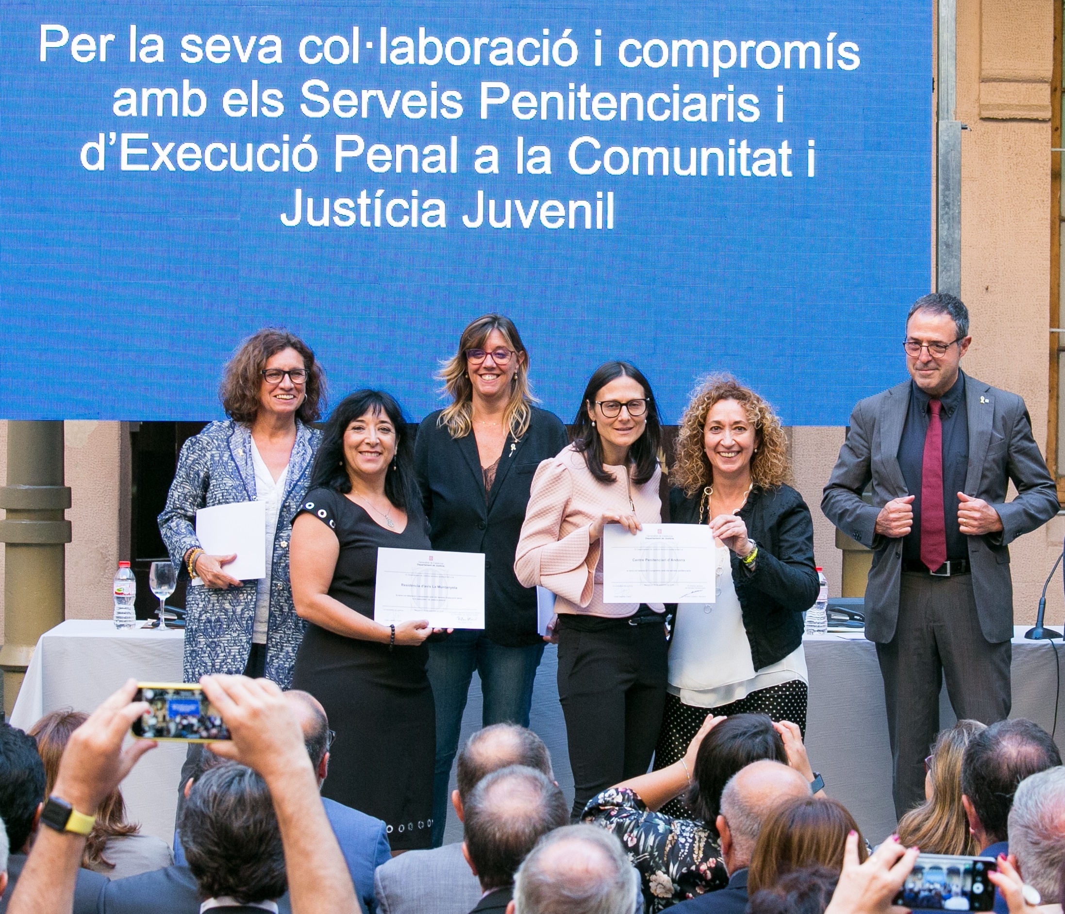 El Departament de Justícia de Catalunya distingeix el Centre Penitenciari d'Andorra