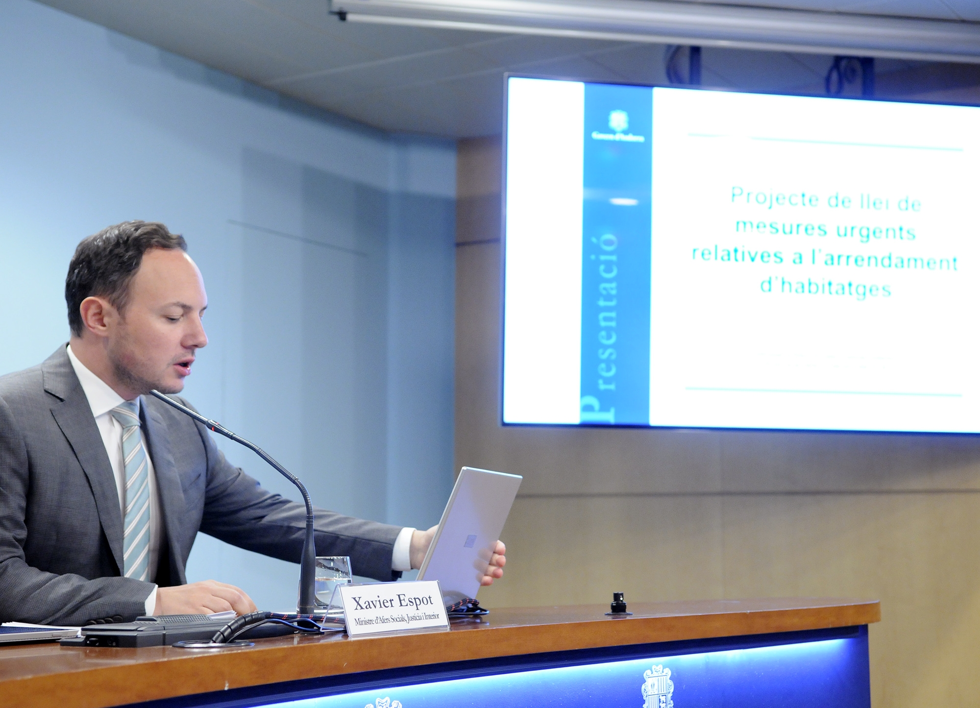 El Projecte de llei de mesures urgents relatives a l'arrendament d'habitatges preveu un impost als habitatges buits i exempcions tributàries per als habitatges de lloguer