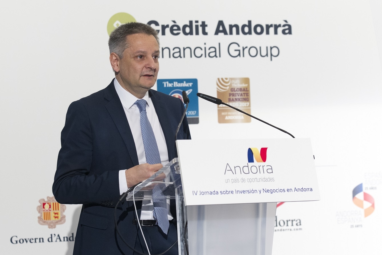 Gilbert Saboya presenta els projectes d’innovació d’Andorra a Madrid