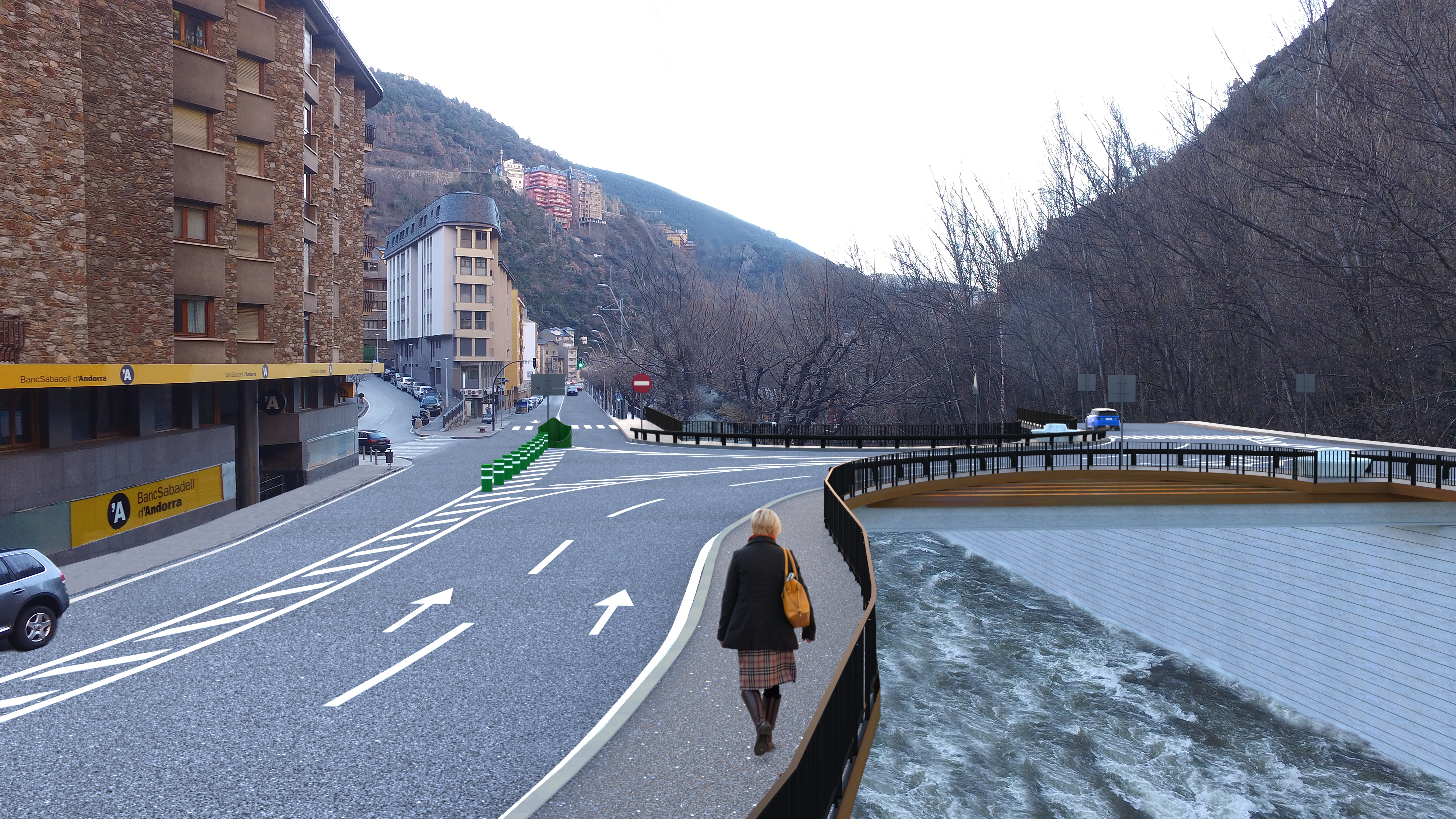 El Govern licita la construcció del nou pont que enllaçarà l’Avinguda Francesc Cairat amb la futura desviació de Sant Julià de Lòria