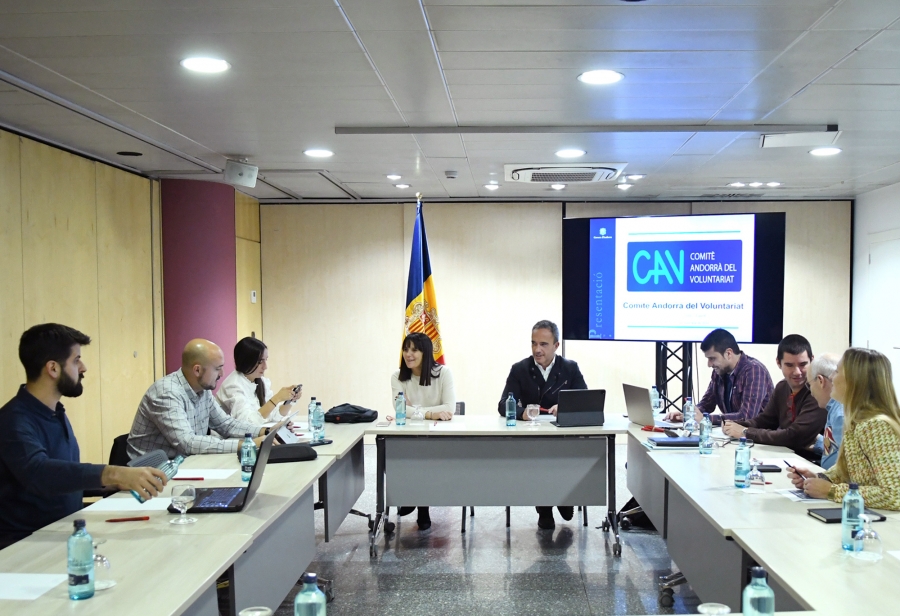 El paper dels voluntaris en la celebració dels Jocs dels Petits Estats centra la reunió del Comitè Andorrà del Voluntariat