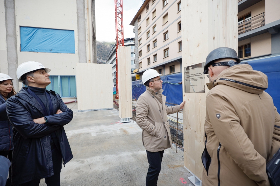 L’edifici NODE d’Andorra Telecom avança a bon ritme per convertir-se en un motor de dinamització econòmica i social al cor d’Andorra la Vella