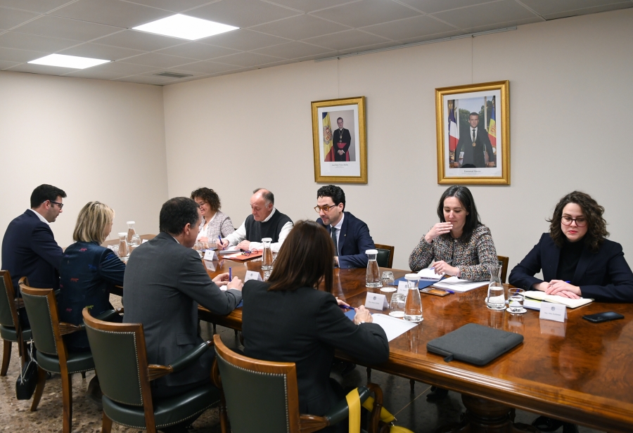 El ministre Guillem Casal es reuneix amb el conseller d’Agricultura i Ramaderia de la Generalitat de Catalunya, Òscar Ordeig
